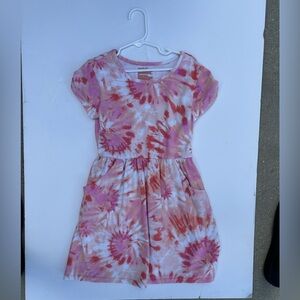 Cat & Jack Pink and Orange Tie-Dye Dress